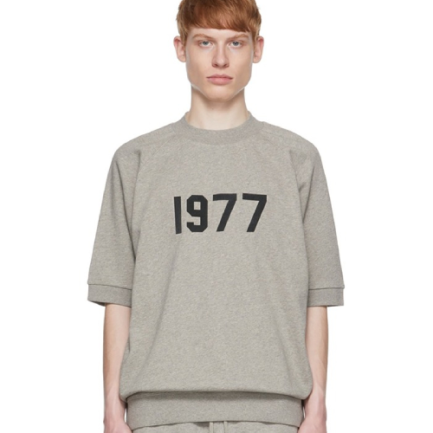 Essentials 1977 Gray Cotton Shirt